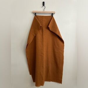 brown oversized scarf, one size